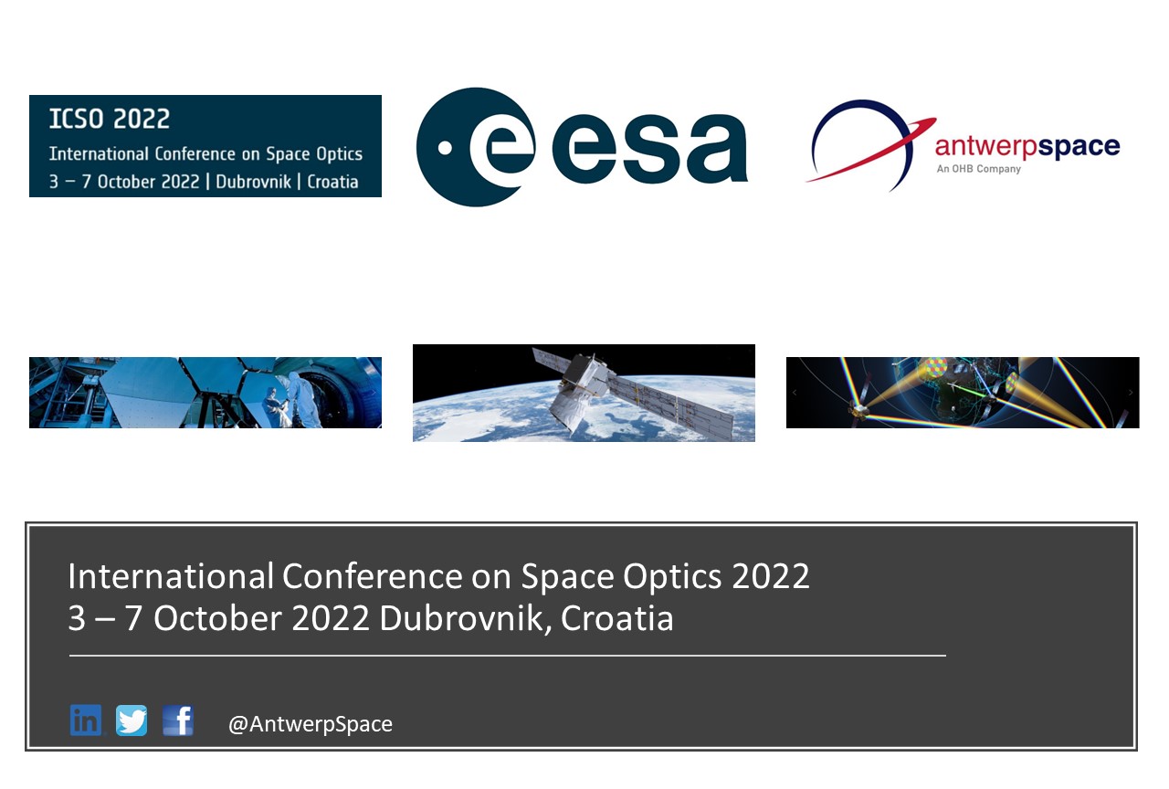 International Conference on Space Optics 2022, Croatia Antwerp Space